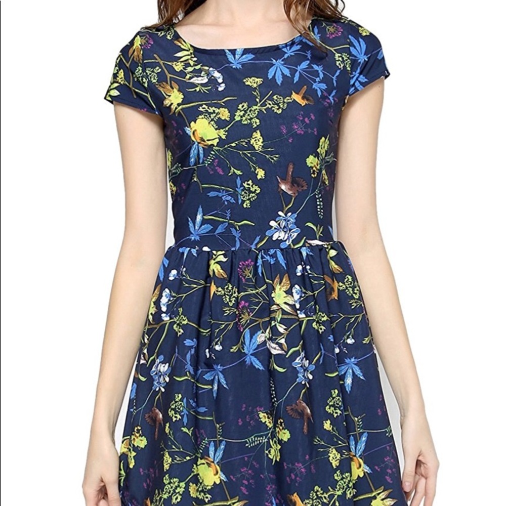 Short Floral Summer Dress